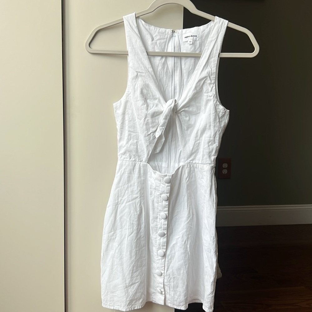Superdown Cutout Button-Front Dress